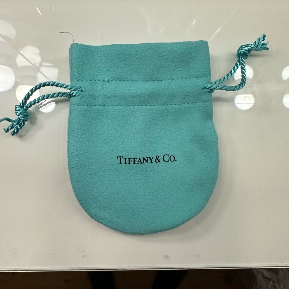 Tiffany & Co. Blue Drawstring Pouch